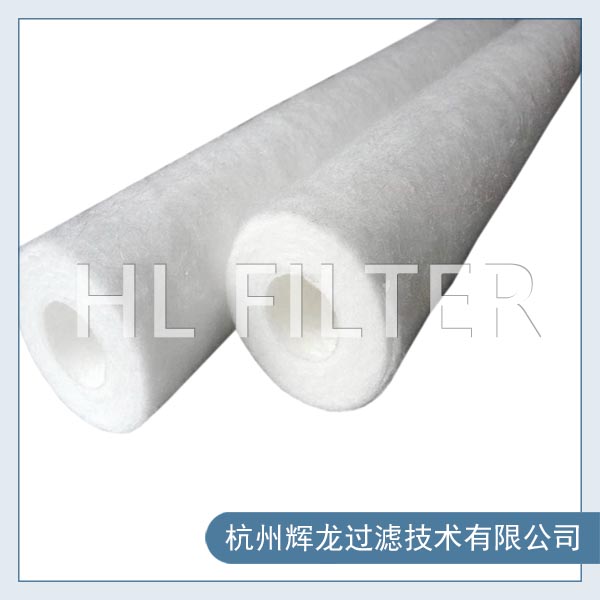表面毛細(xì)纖維超高納污量熔噴濾芯2